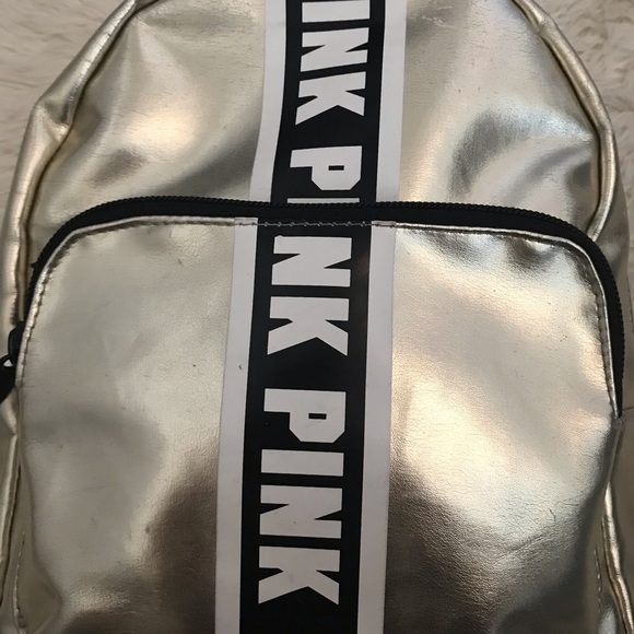 Victoria’s Secret PINK Mini Metallic Backpack - Picture 3 of 9